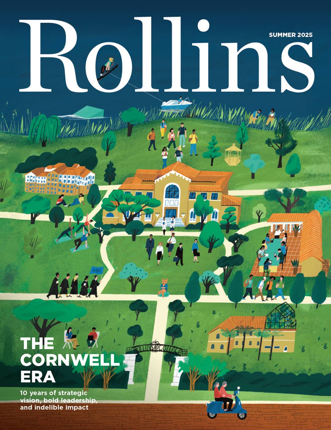 Summer 2025 Rollins magazine cover