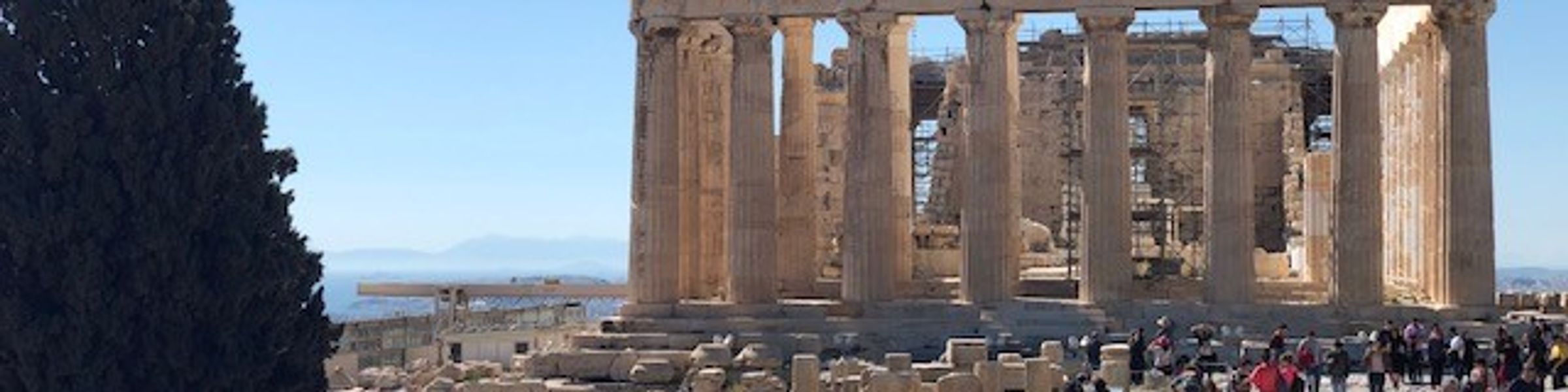 Ruins in Athens, Greece.