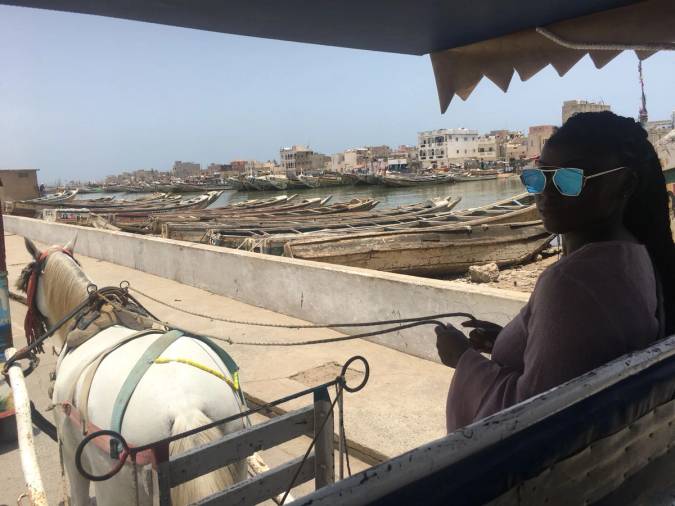 Yaya Mbengue explores Senegal on horseback.