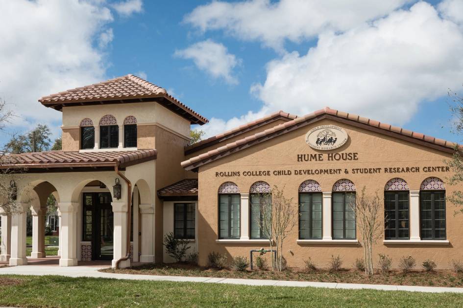 The exterior building of the Hume House Child Development & Student Research Center.
