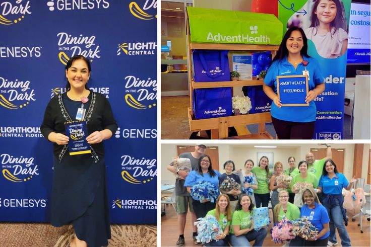 Nazliyan Duman ’26 interning at AdventHealth