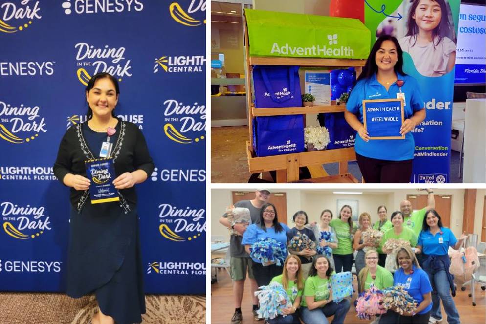 Nazliyan Duman ’26 interning at AdventHealth