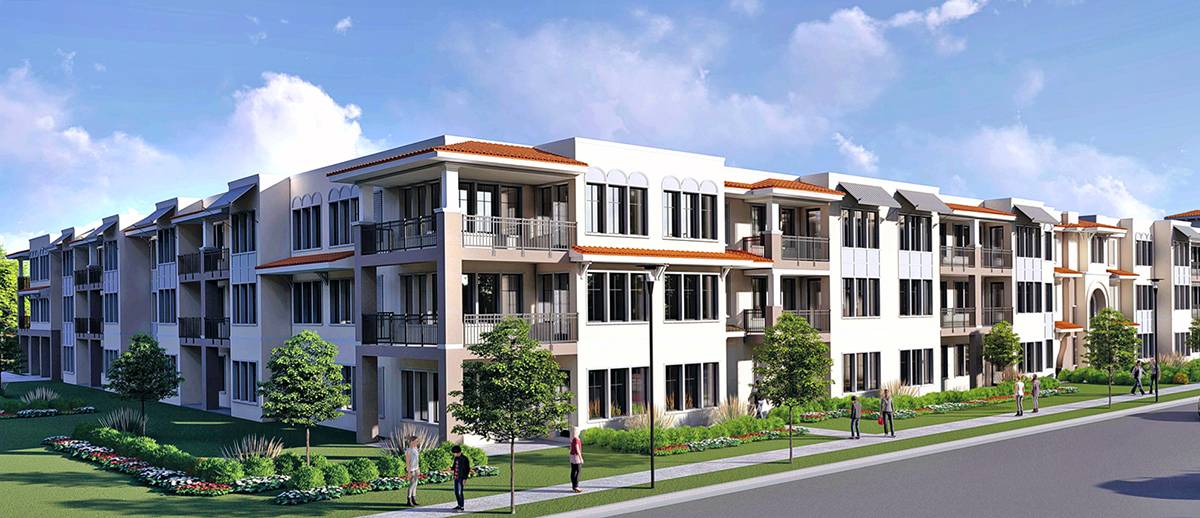 Rendering of faculty housing