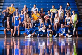 Group of Rollins College student-athletes
