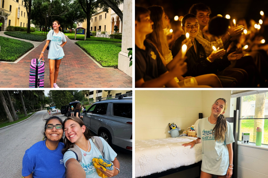 First-year student Ava Bartolomucci ’28 during welcome week