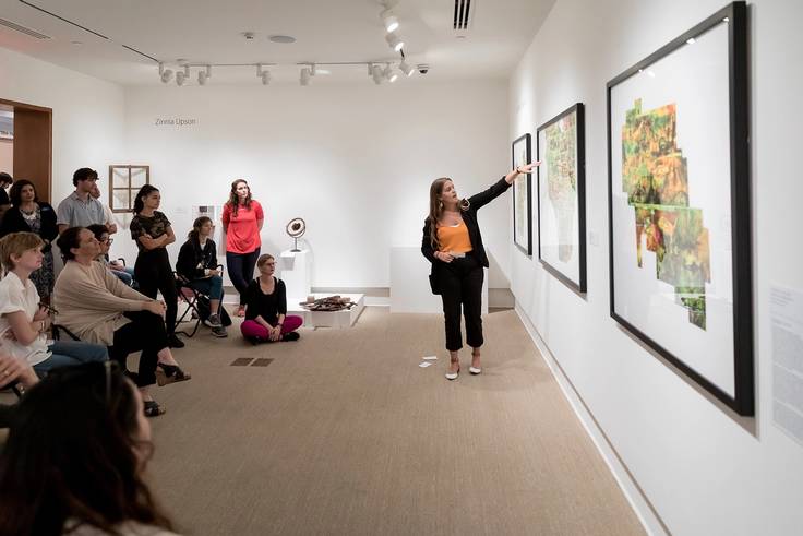 Rollins art majors debut their original exhibitions at the Rollins Museum of Art.