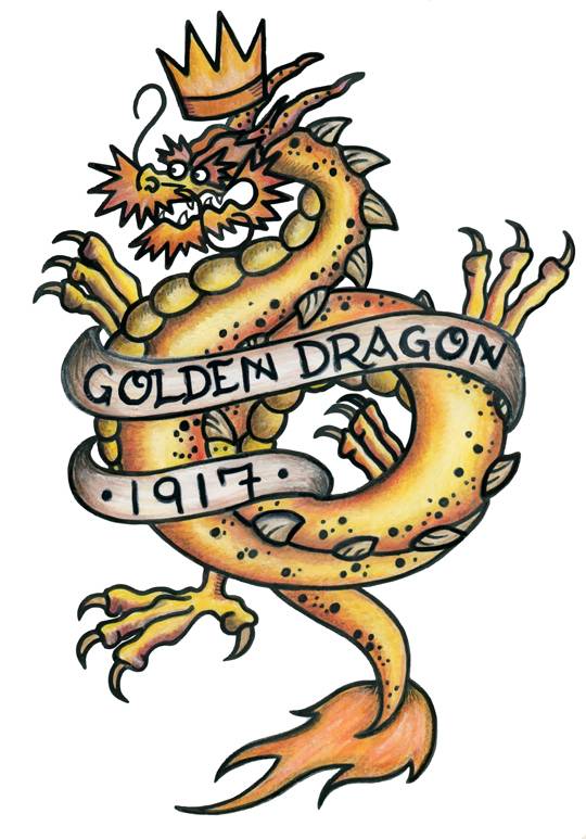GOLDEN DRAGON tattoo