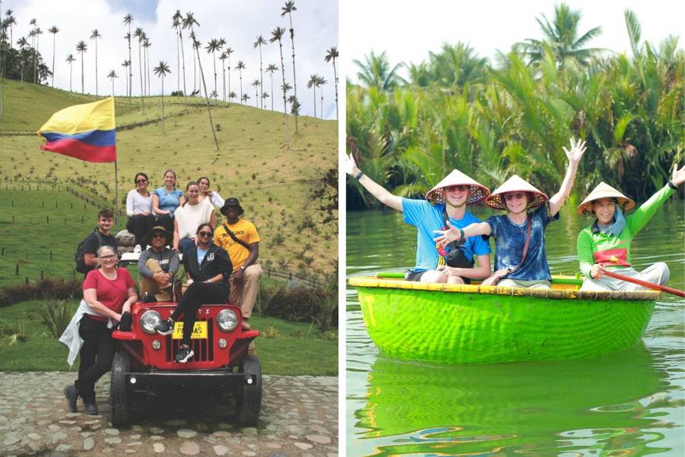 Rollins students on summer 2025 study abroad trips