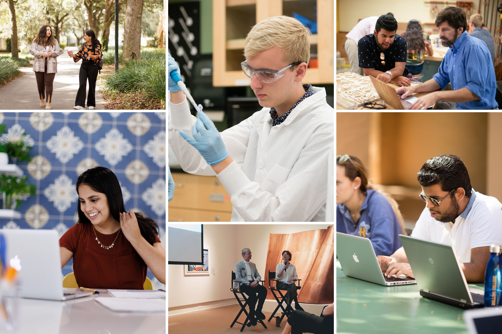 Rollins students and their mentors.