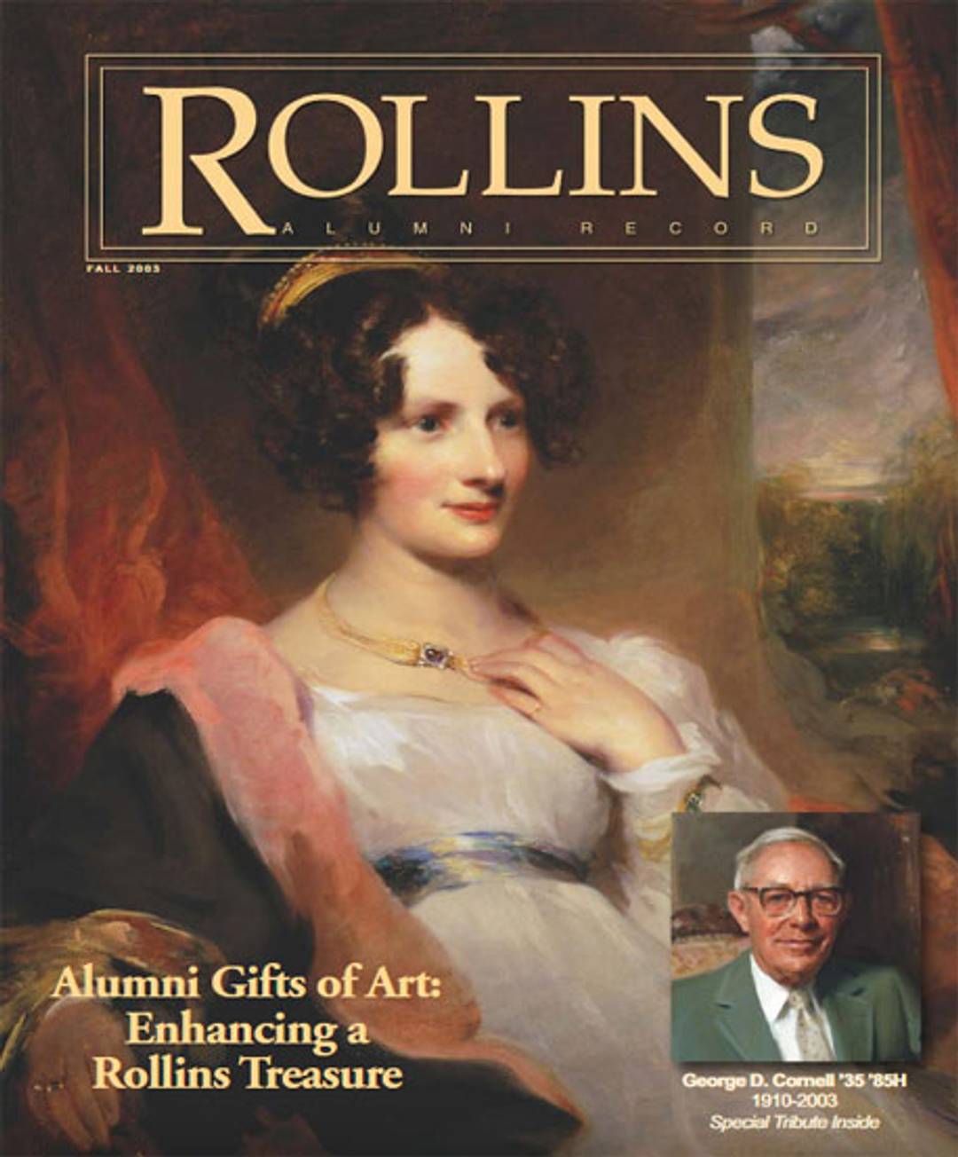 Cover of Fall 2003 Rollins magazine