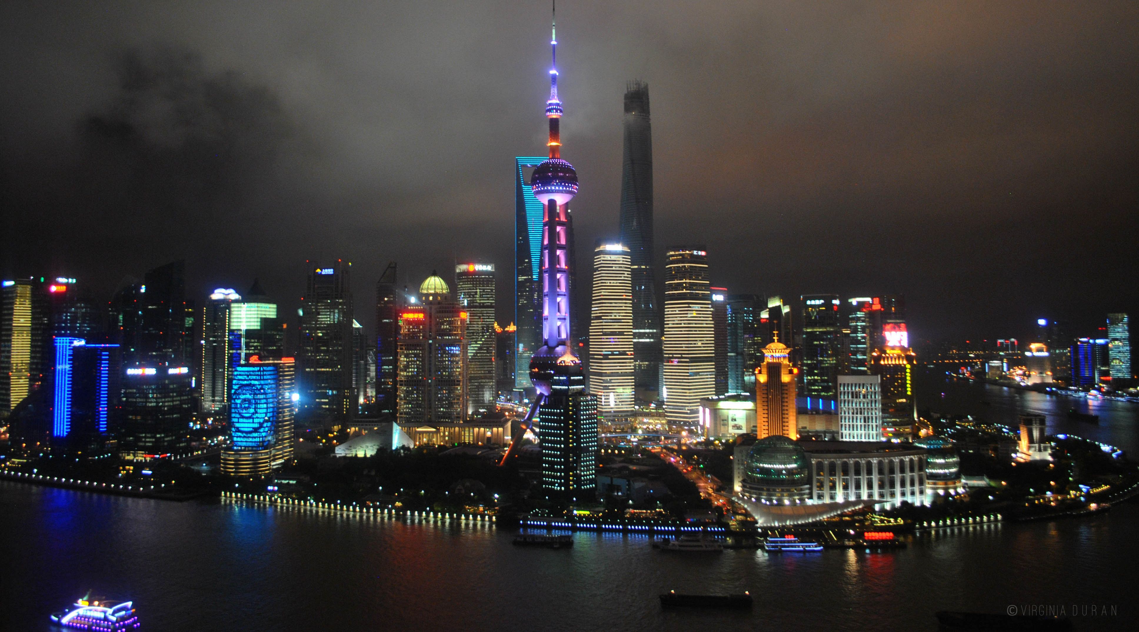 Shanghai China skyline