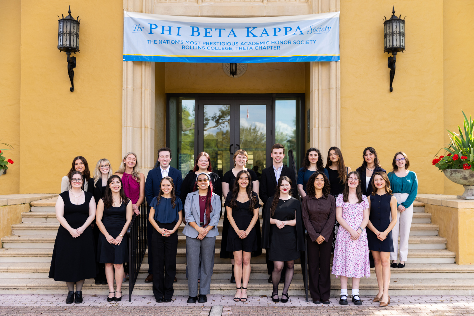 2025 Phi Beta Kappa induction class at Rollins College