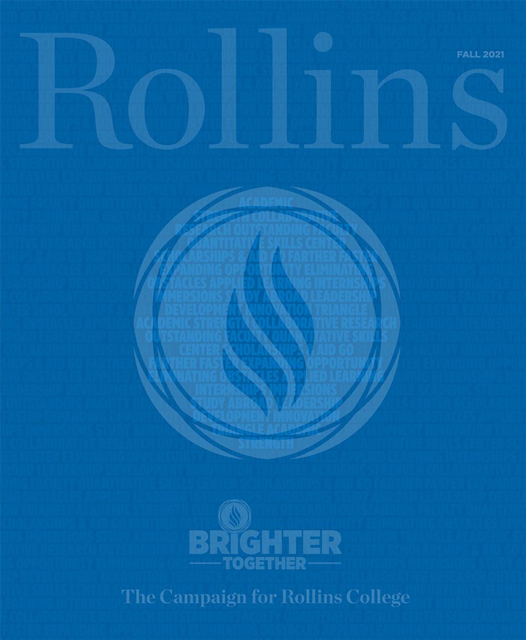 Fall 2021 Rollins magazine cover