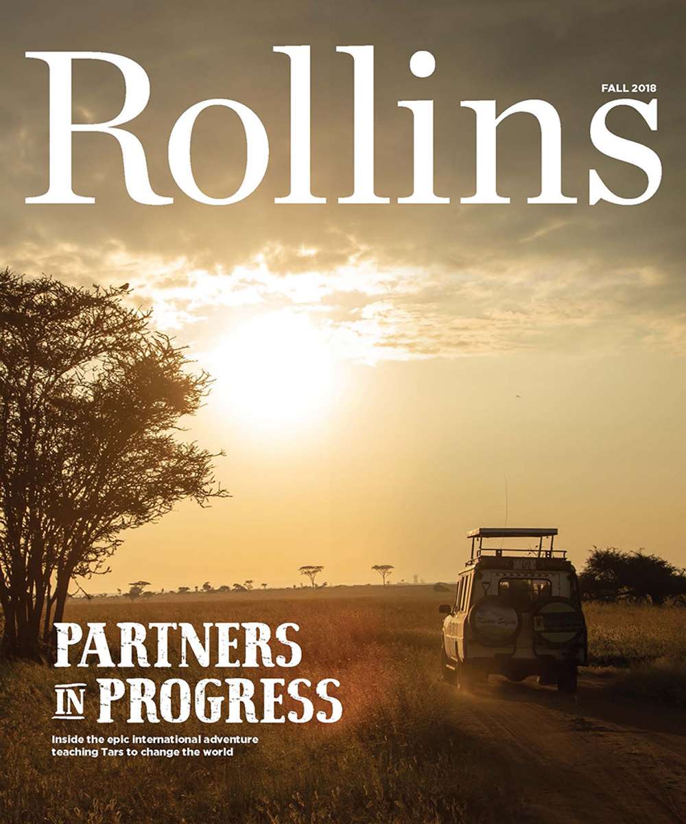 Cover of Fall 2018 Rollins magazine