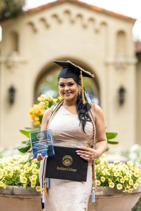 Daniebeth Martinez Negron on graduation day