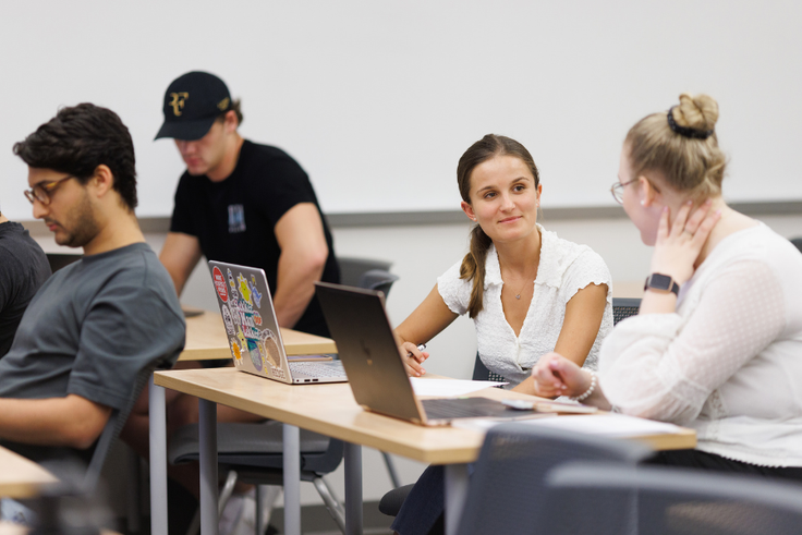 Students in a classroom