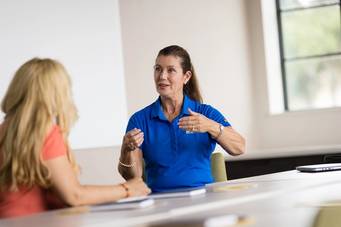 An admission counselor explains how to apply to the teaching master’s program at Rollins.