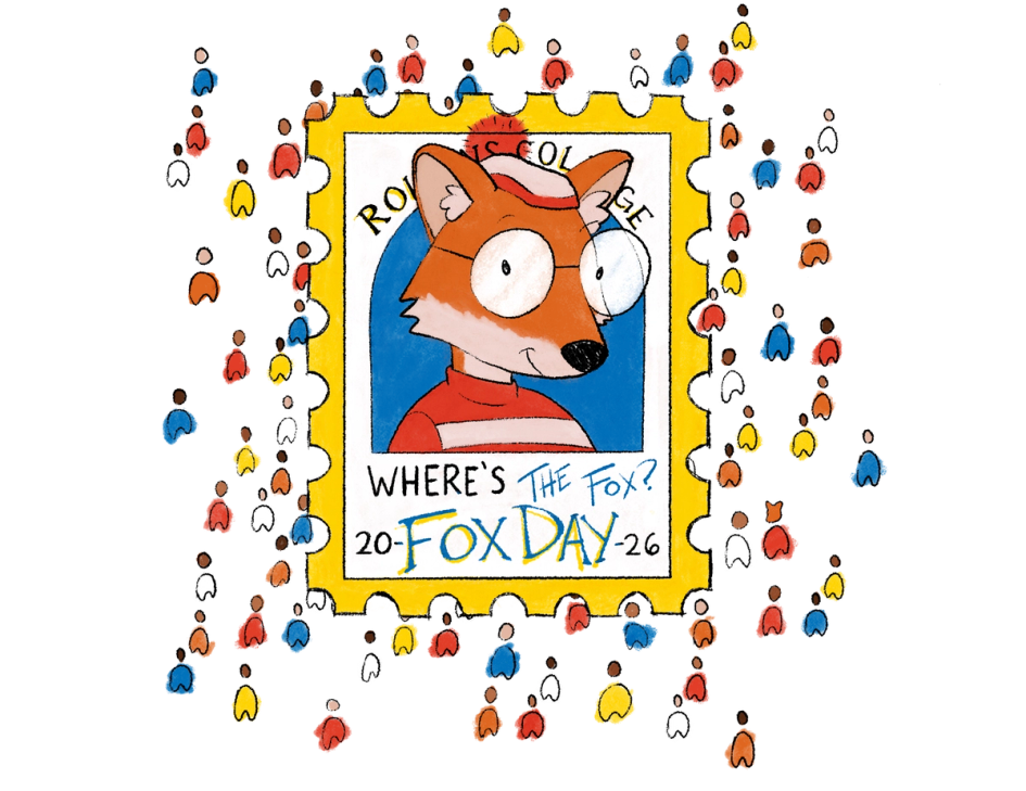 Fox day 2026 'where's waldo'-themed graphic
