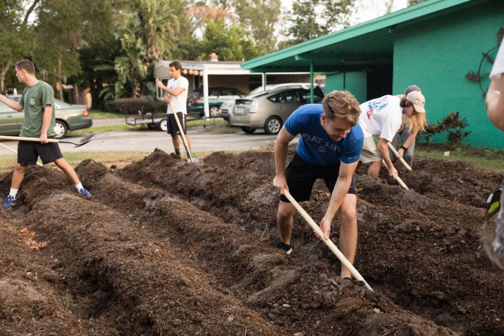 Students turning residential farms into micro-farms.