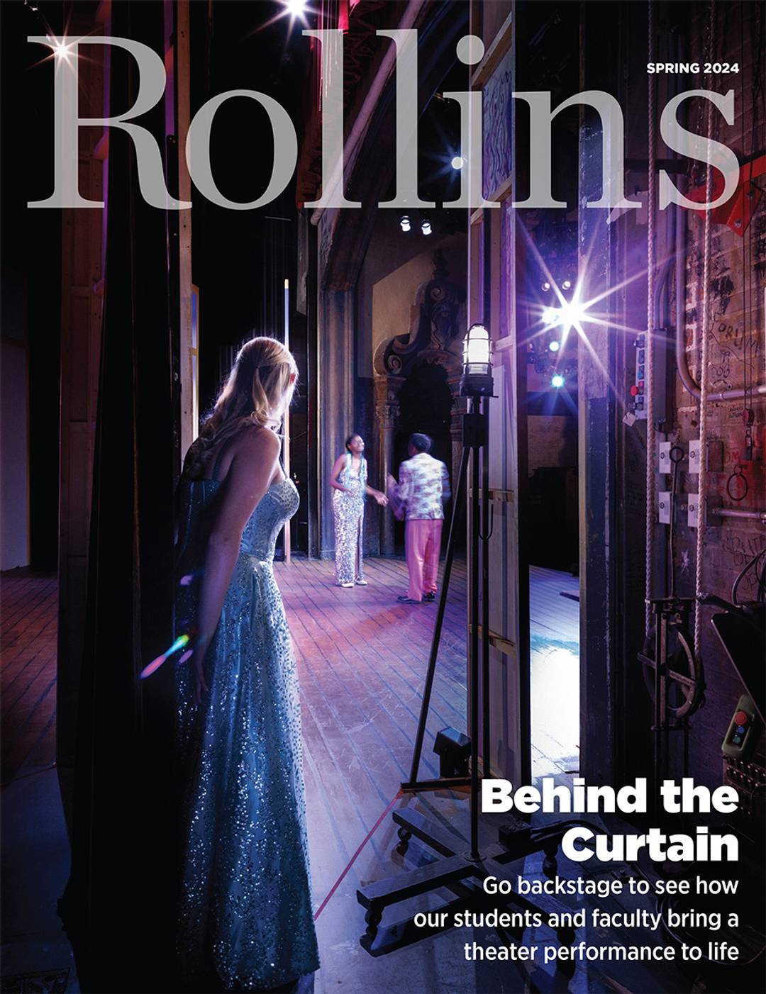 Spring 2024 Rollins magazine cover