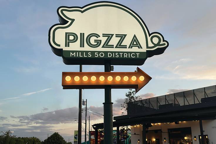 Pigzza restaurant in Mills 50 neighborhood in Orlando