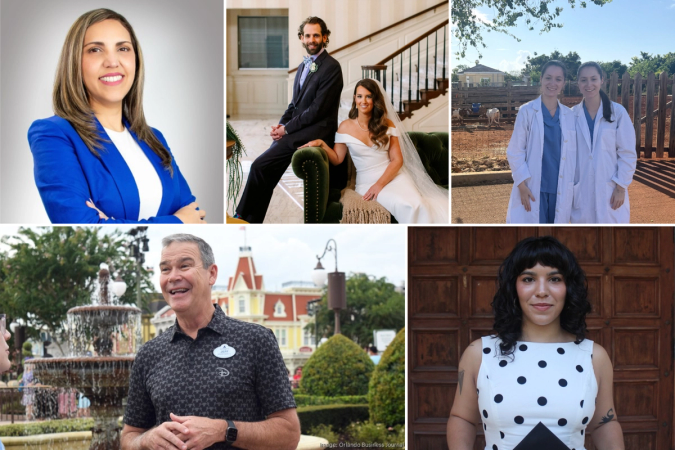 A grid of Rollins alumni.