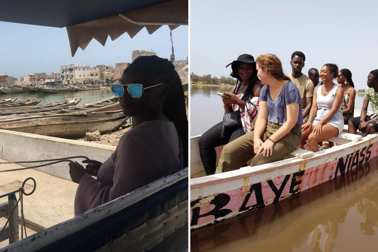 Scenes from a business student's internship in Senegal.