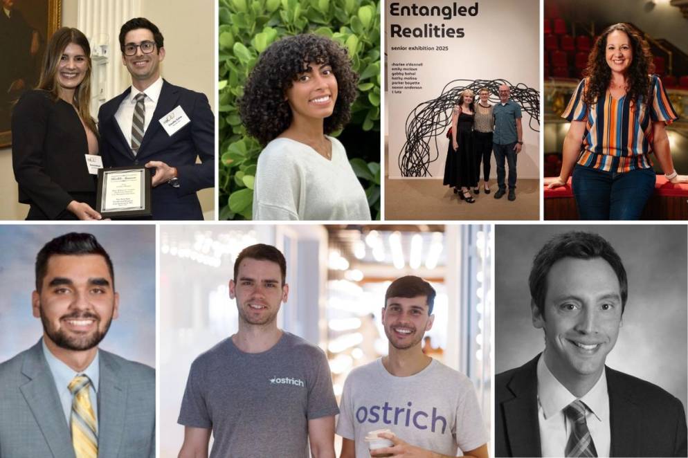 A grid of Rollins Alumni