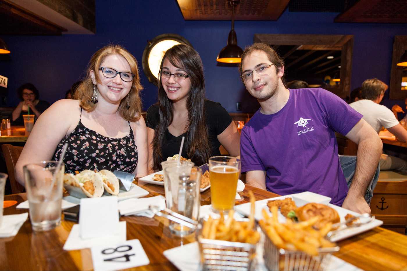 Students gather to relax at Rollins' very own on-campus pub, Dave's Boathouse.