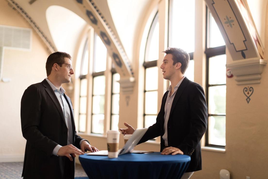 Brandon Burns ’08 ’09MBA and Harrison Loew ’21 discuss careers in finance.