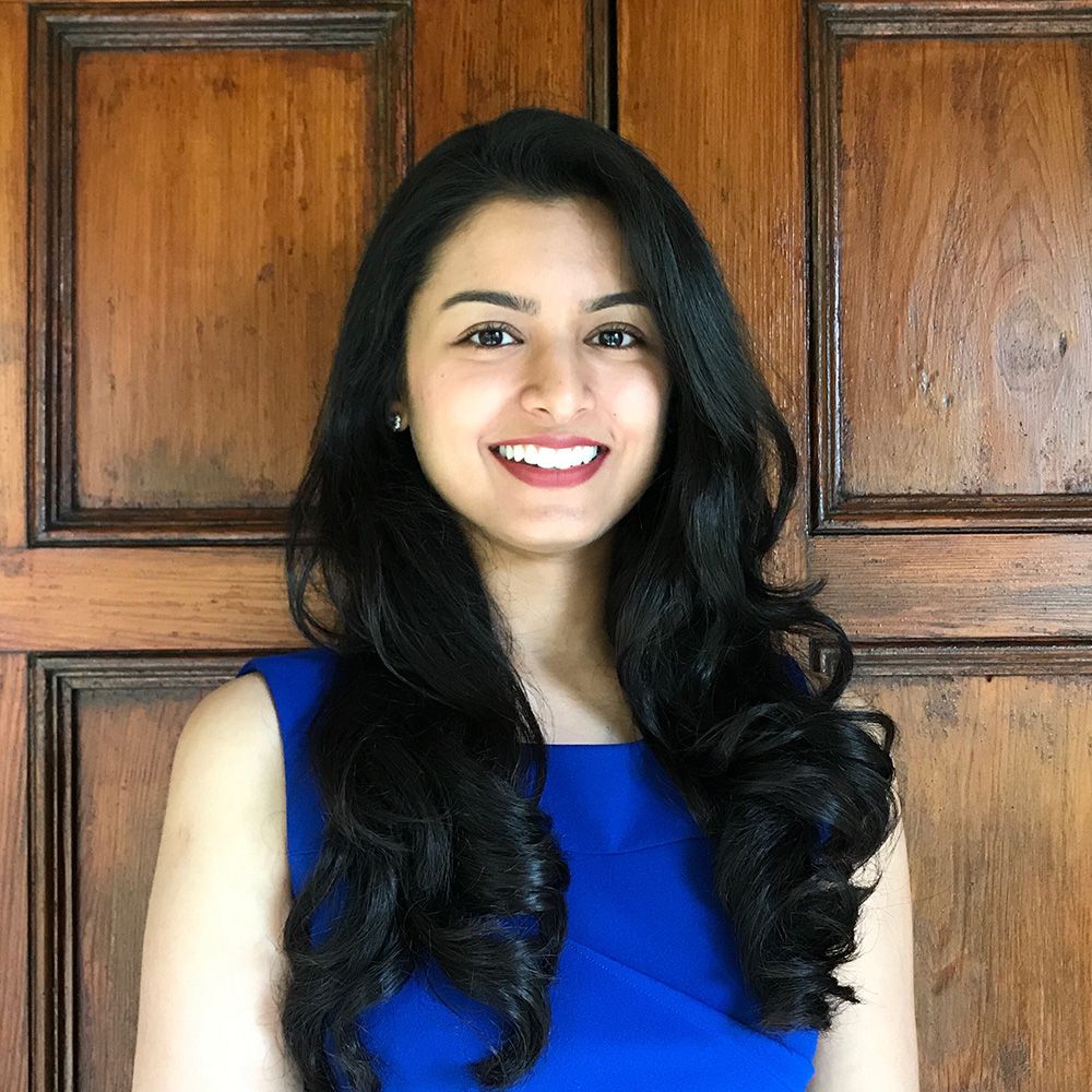 A portrait of Mina Shahid