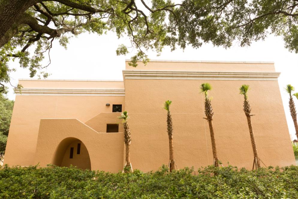 An image of the new Bush Science Center.