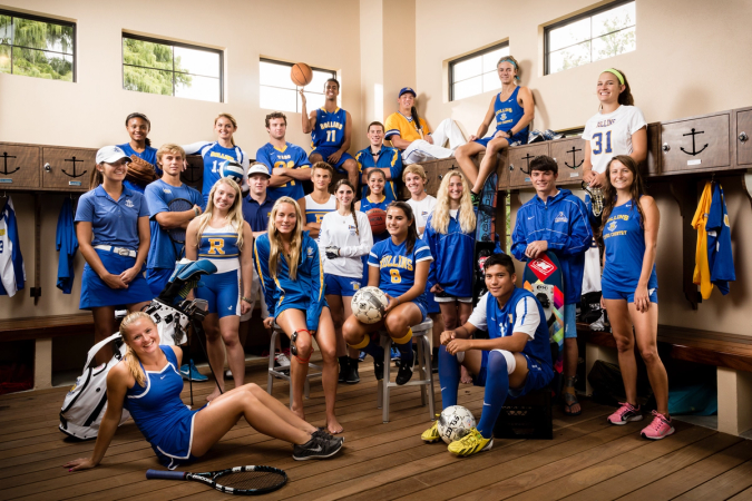 Group of Rollins student-athletes