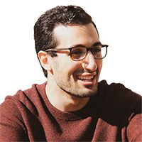 Self portrait of Sam Sadeh