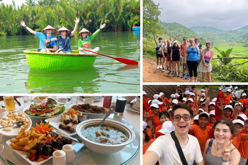 Charlie Curci ’27 on a field study in Vietnam