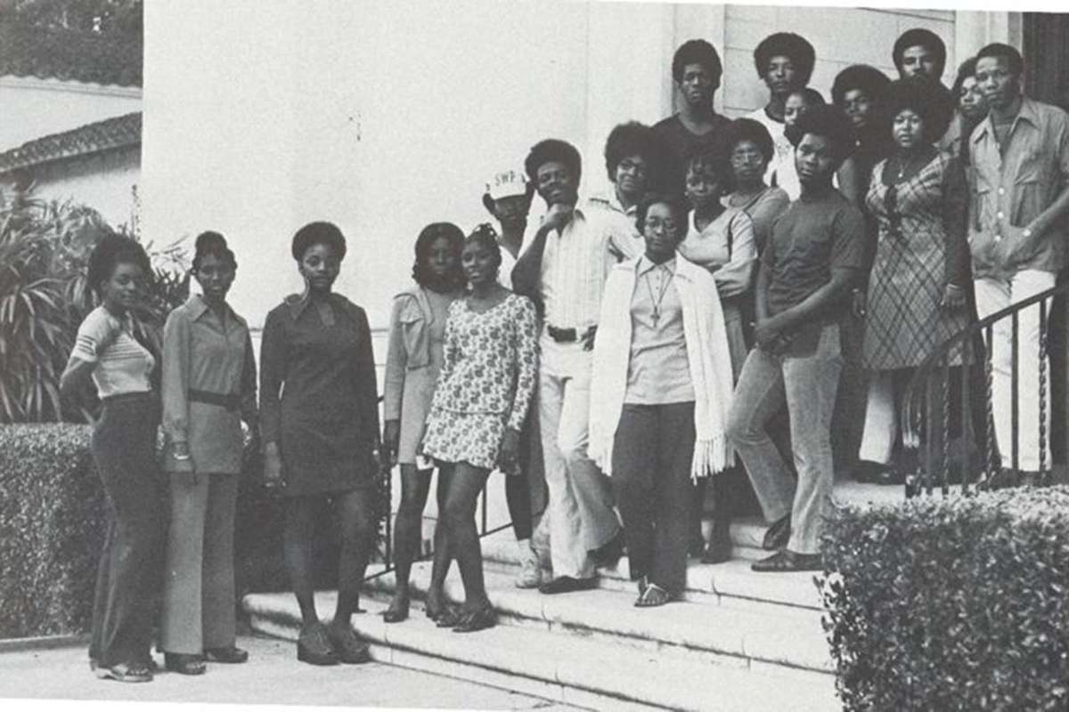 The first iteration of the Rollins Black Student Union in 1974. Photo by Rollins College Archives.