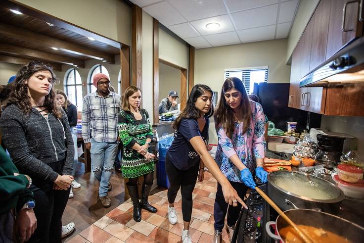 Students explore the cuisine and culture of local Pakistani immigrants.