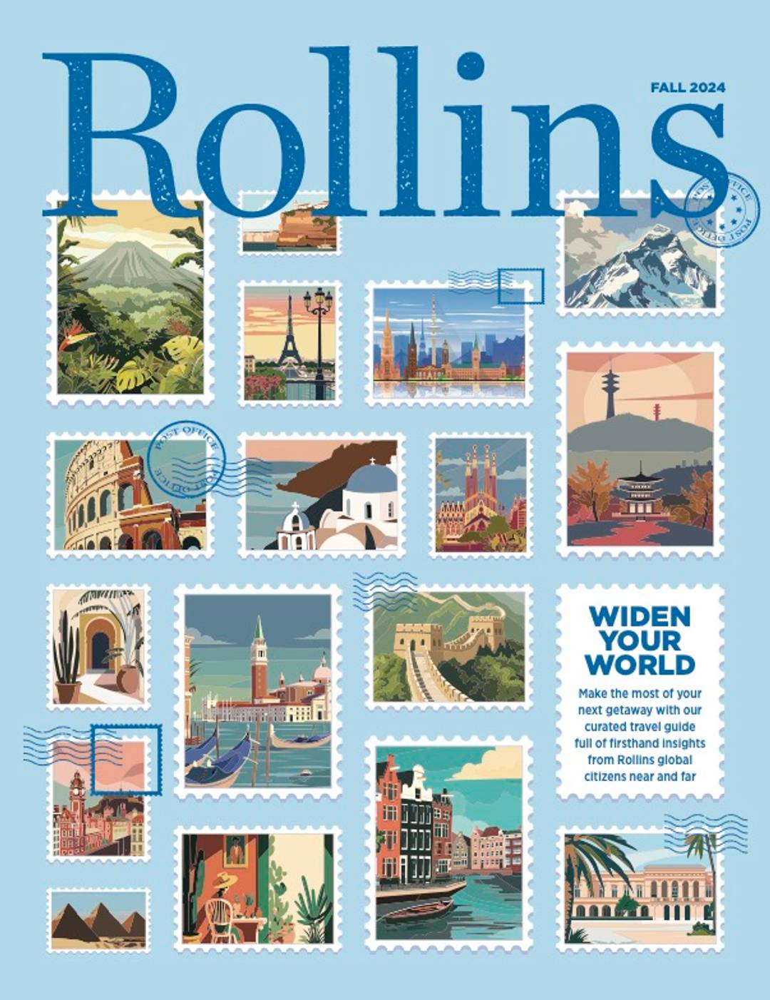 Fall 2024 Rollins magazine cover