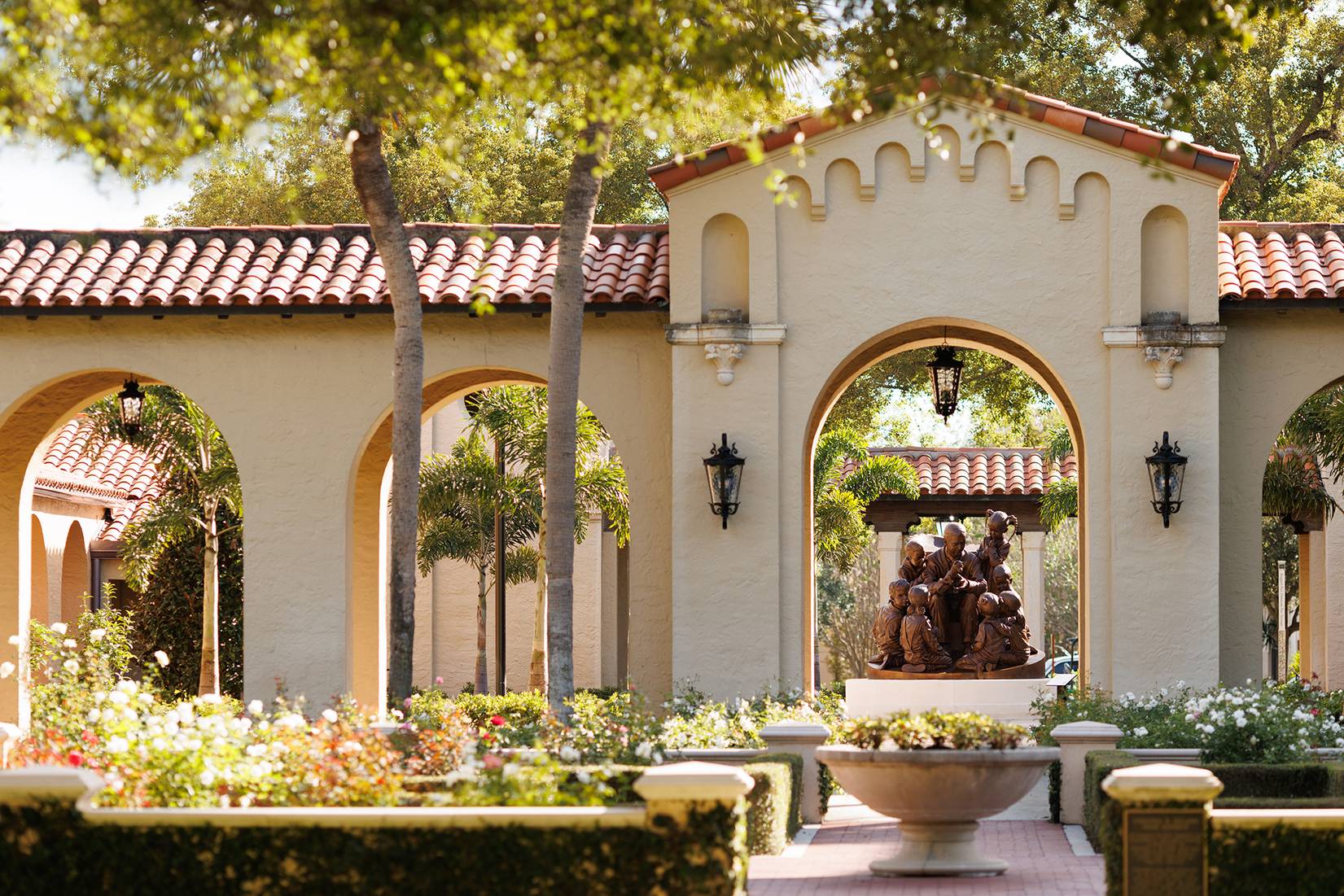 Mister Rogers statue at Rollins College