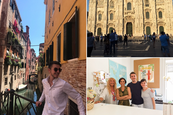 Ryan Coangelo’s internship in Milan.