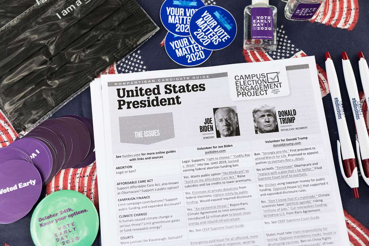 Voting materials about the 2020 presidential election