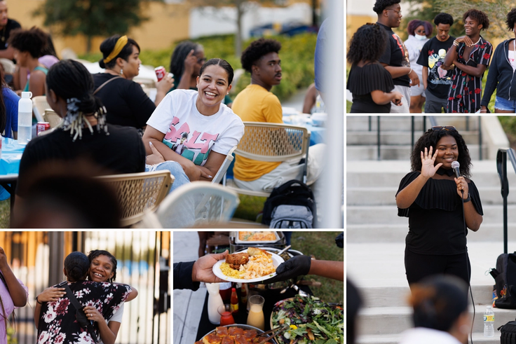 Scenes from the Rollins Black Student Union's annual Soul Food Sunday event