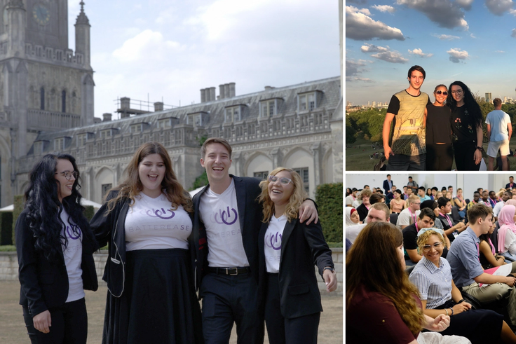 Social entrepreneurship students participate in the Hult Prize finals in London.