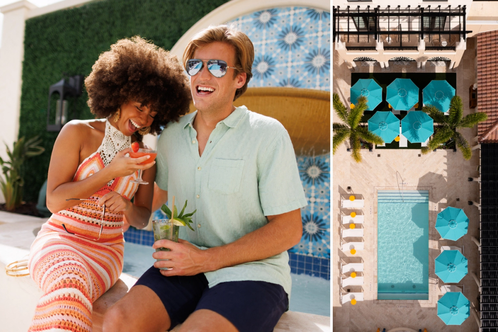 The new Moroccan-inspired pool area at The Alfond Inn