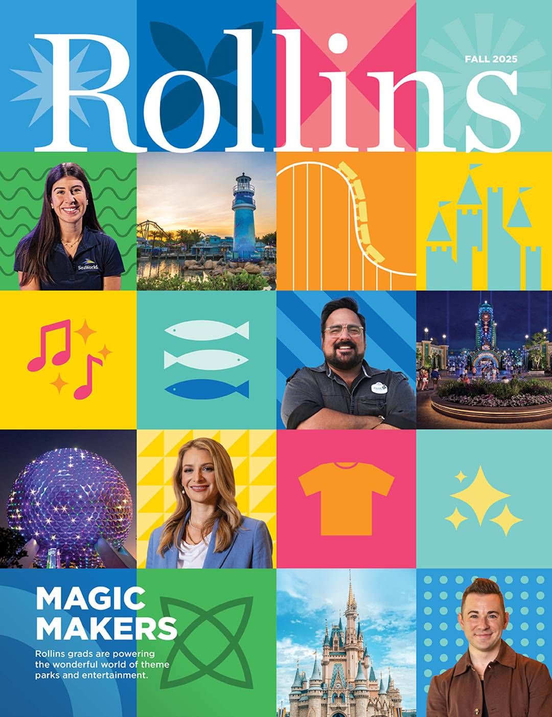 Fall 2025 Rollins magazine cover