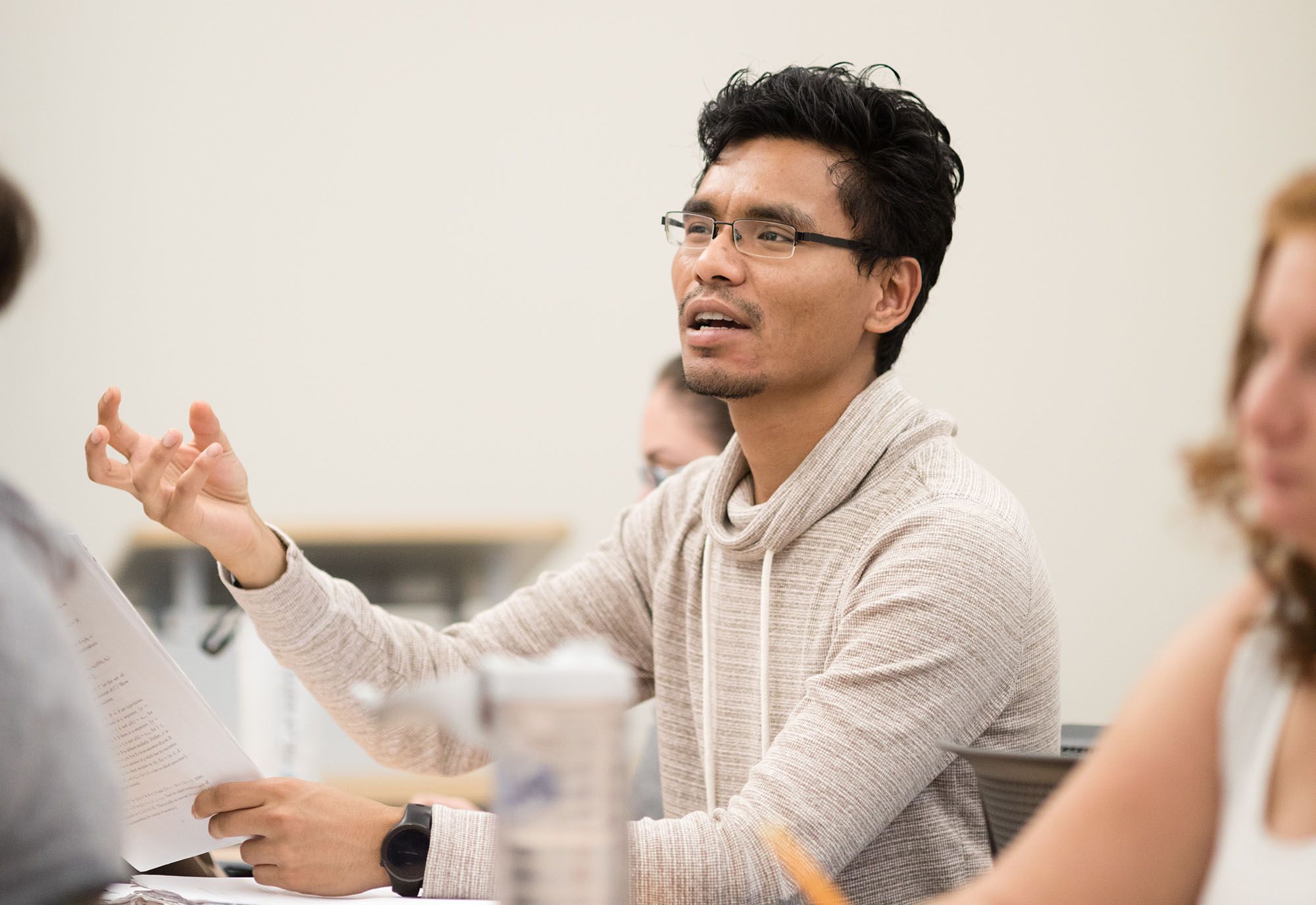 Student in meth class focused on coding theory.