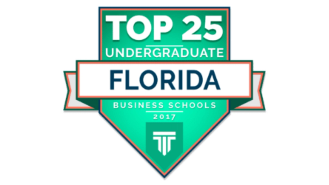 Top 25 Undergraduate Florida Business Schools 2017