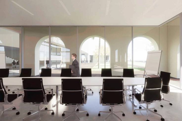A rendering of new meeting space at the expanded Alfond Inn.