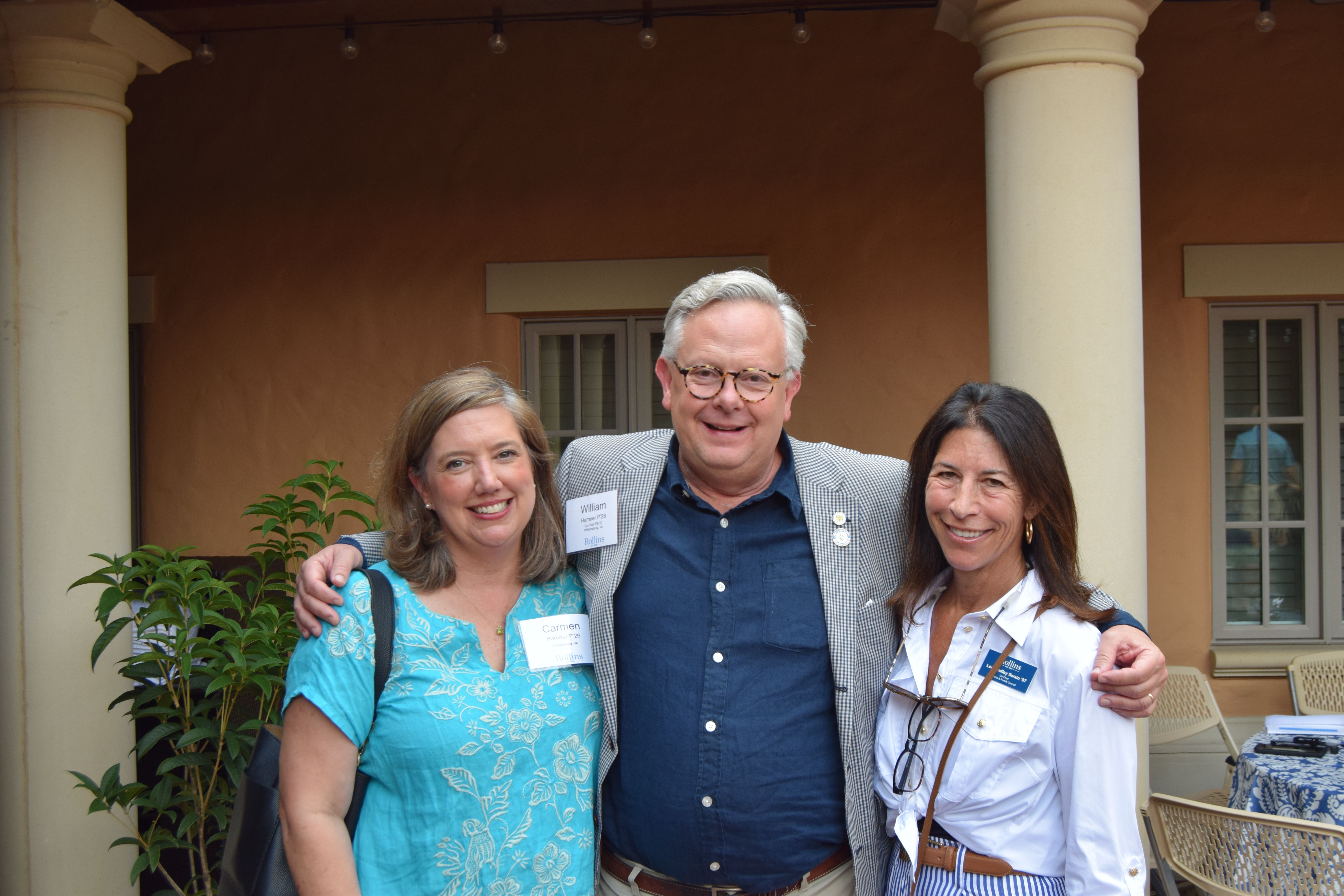 Parents & Family Council members at Barker House during a reception.