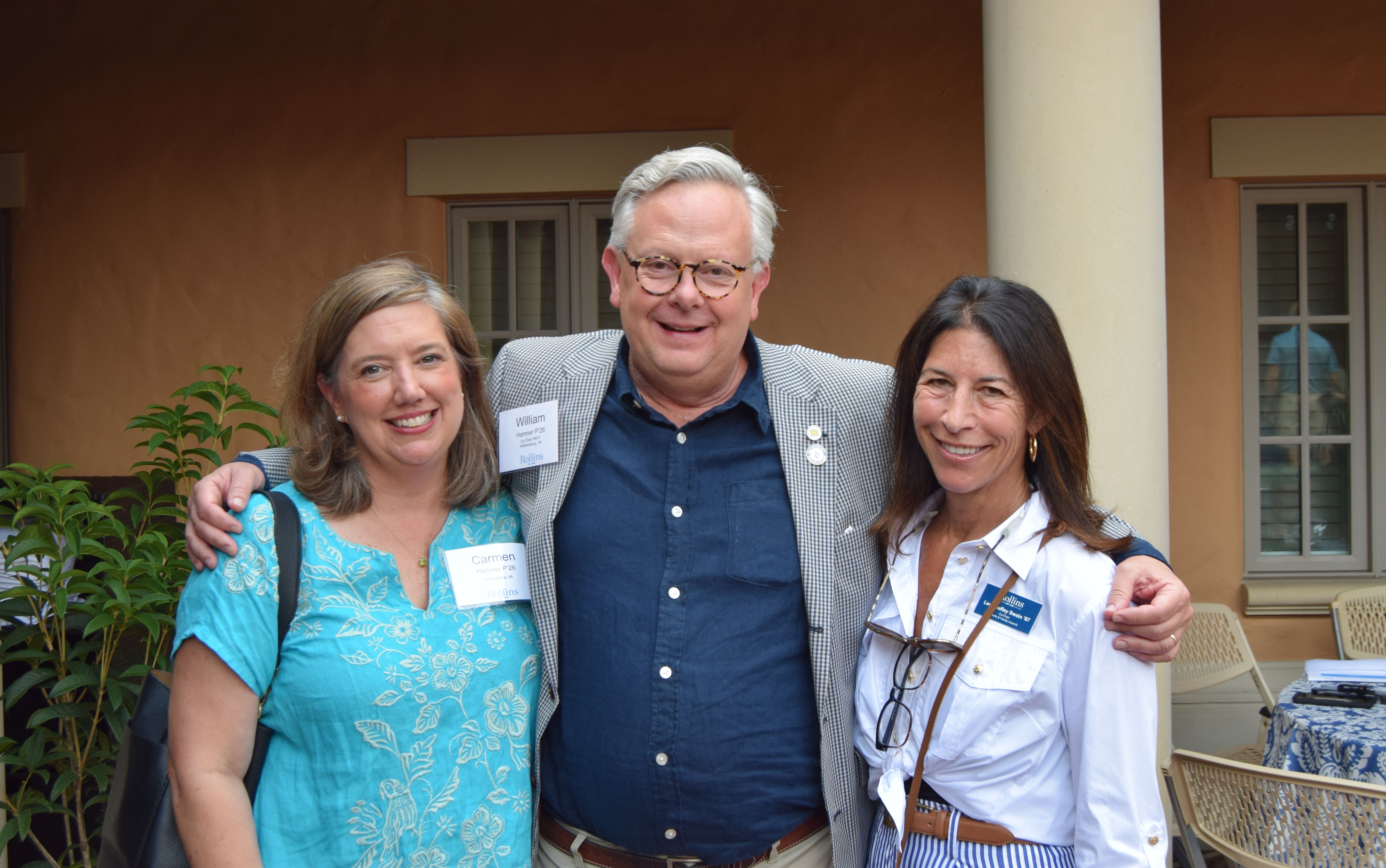 Parents & Family Council members at Barker House during a reception.